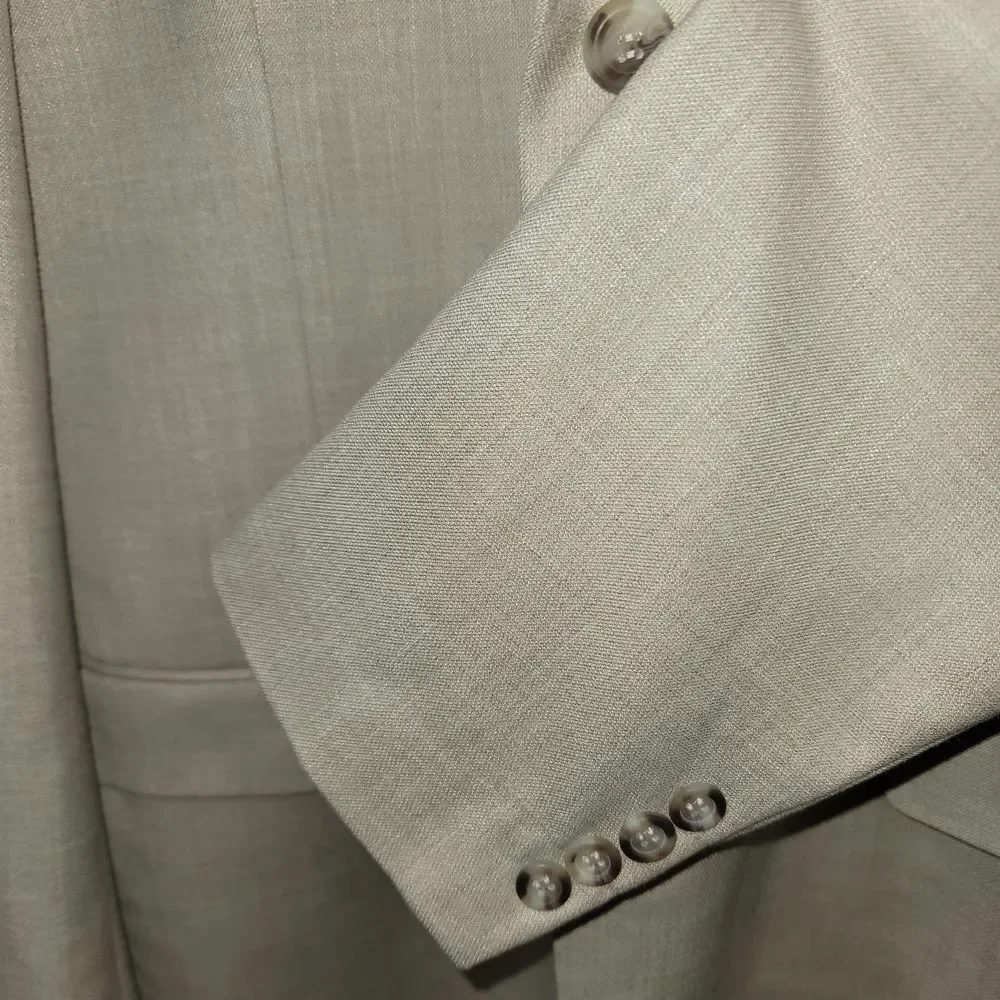 Mazzoni Men 44R‎ Single breasted Sport Coat Blazer Jacket Old Money Preppy Work